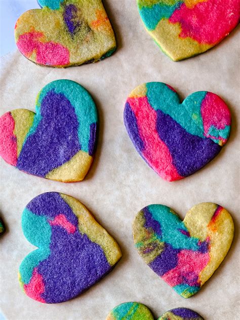 Tie Dye Sugar Cookies