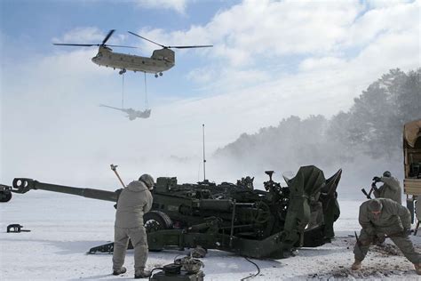 A Ch Chinook With A Sling Loaded M Mm Howitzer Nara Dvids