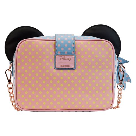 Sac À Bandoulière Minnie Pastel Color Block Dots Disney Loungefly