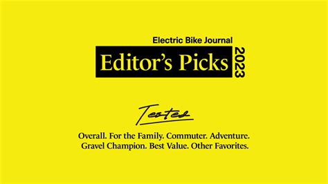 Editors Picks Best Electric Bikes Of 2023 Electric Bike Journal