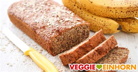 Veganes Bananenbrot Mit Haferflocken