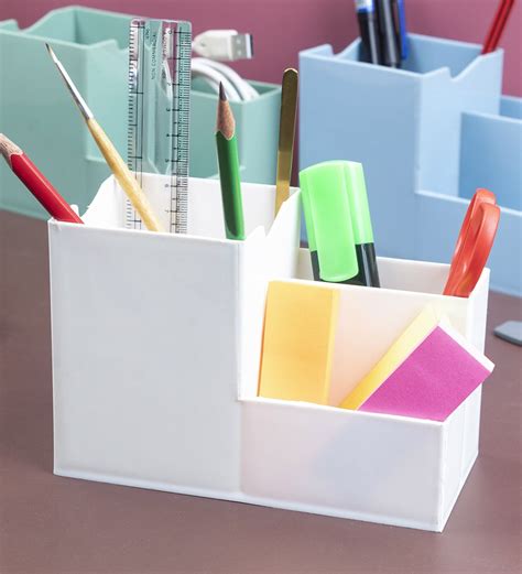 Buy Plastic Pen Holder With Compartments By Market At Off By