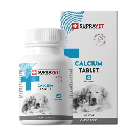 Supravet Calcium Kedi Ve K Pekler In Kalsiyum Tablet Adet Mama