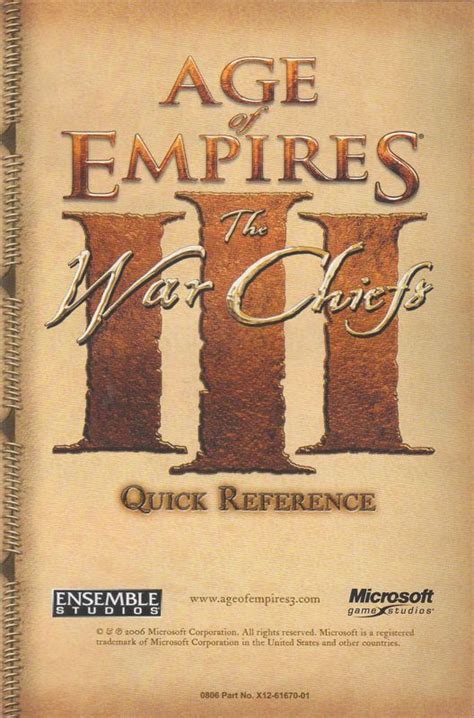 Age Of Empires Iii The Warchiefs 2006 Box Cover Art Mobygames