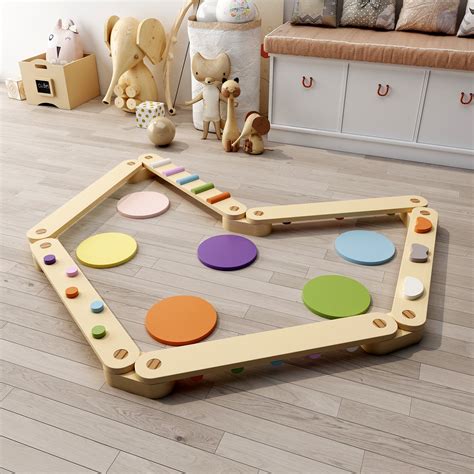 Banasuper Wooden Balance Beam For Kids Toddlers Gymnastics Beam ...