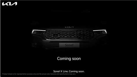 Kia Sonet X Line Officially Teased Check Details Here Register Your