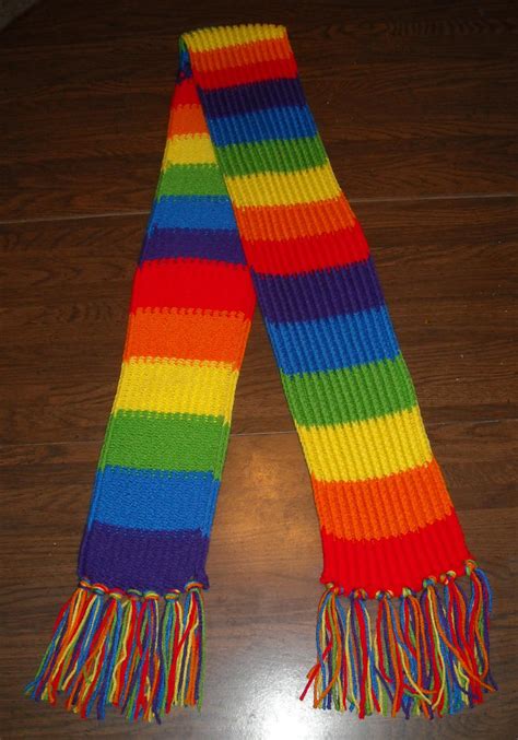 Rainbow Scarf Commission By Sabakunoheeromai On Deviantart