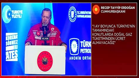 Cumhurbaşkanı Erdoğan dan çifte müjde Konutlarda doğal gaz tüketimi