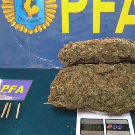 Secuestraron un kilo de marihuana en el Colegio Nacional María Cruz y