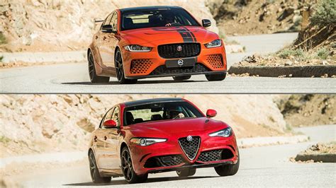 Alfa Romeo Giulia Quadrifoglio Vs Jaguar Xe Sv Project