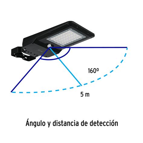 Ficha Tecnica Luminario Suburbano De LED 15 W Con Panel Solar Volteck