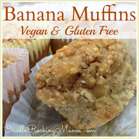 Banana Muffins Vegan Gluten Free