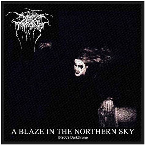 Darkthrone Woven Patch A Blaze In The Northern Sky Standard