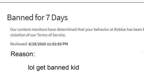 Banned For 7 Days YouTube