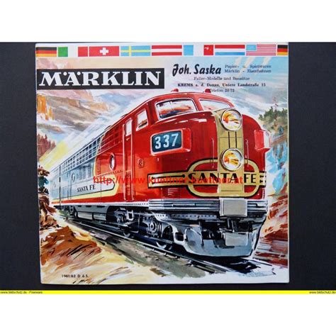 Märklin Verkaufskatalog 1961 1962