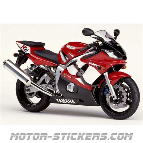 Yamaha Yzf R6 2002 Decals