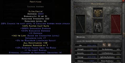 Eth Sacred Armor 15 Ed Fortitude 2853 Def Next Bu Topic D2jsp