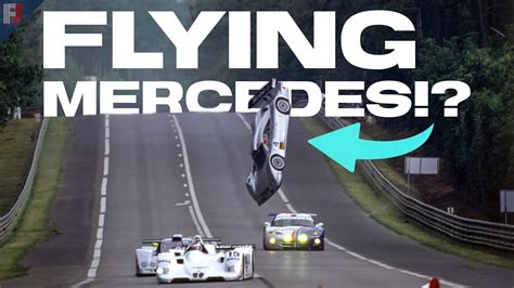 The Flying Mercedes Clr At The 1999 Le Mans Youtube