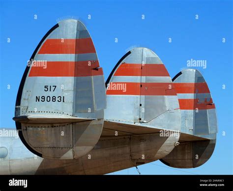 Lockheed L-049 Constellation in detail Stock Photo - Alamy