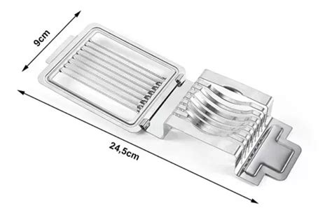 Fatiador Cortador Ovo Cozido Corta L Minas Serrilhadas Inox Venda Em
