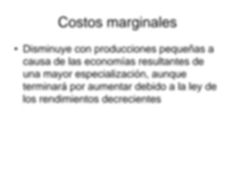 SOLUTION Costos Marginales Studypool