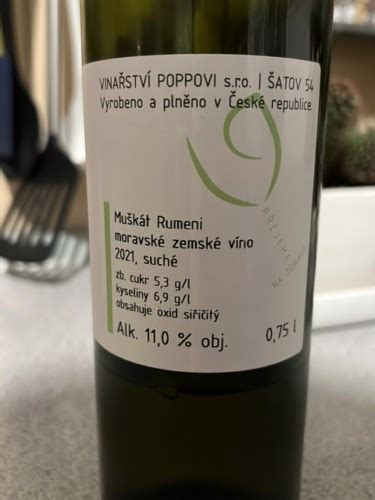 Poppovi Muškat Rumeni Vivino US