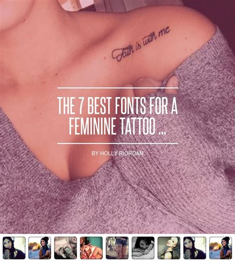 The 7 Best Fonts For A Feminine Tattoo Feminine Tattoos Tattoo Fonts Cool Fonts