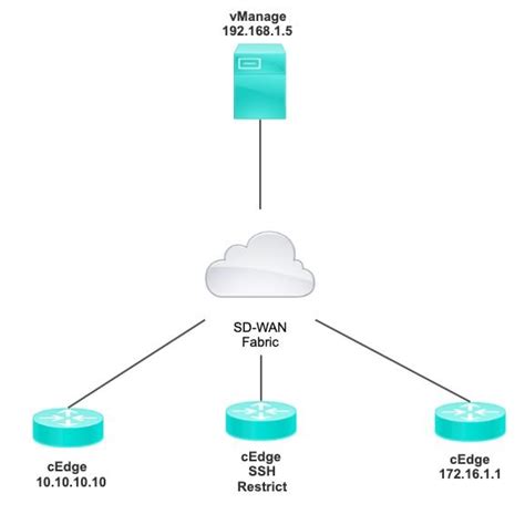 Configure SD WAN CEdge Router To Restrict SSH Access Cisco