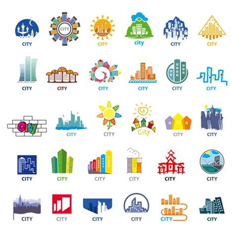 logo cities vector art stock images depositphotos