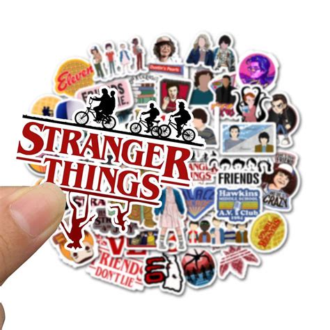 Buy Stranger Things Stickers Pack 75 Pcs Laptop And Water Bottle Decal