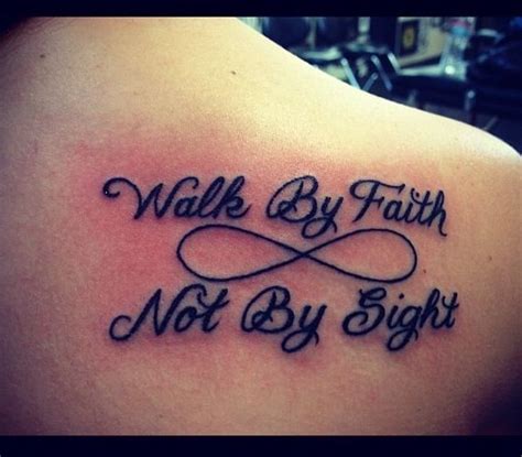 We Walk By Faith Not By Sight Tattoo Flowerfashiondesigndrawing