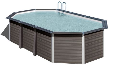 Piscine Hors Sol Composite Ovale L X L X H M Leroy