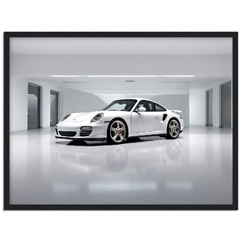 Porsche 911 Turbo Poster White Background Minimalistic Art - Etsy