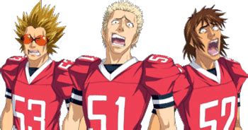 Characters in Eyeshield 21 Deimon Devil Bats - TV Tropes