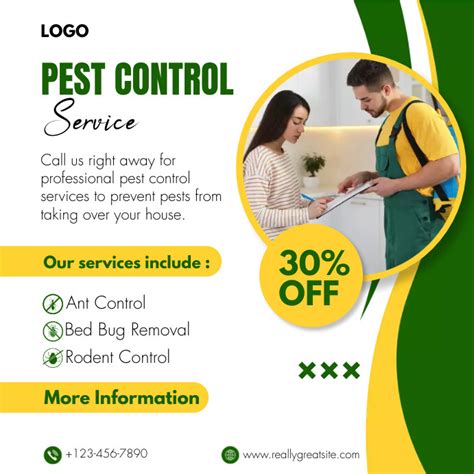 Copy Of Pest Control Service Flyers Postermywall