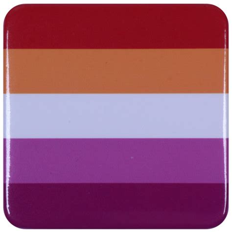 Lesbian Pride Flag Pin Powered By Rainbows