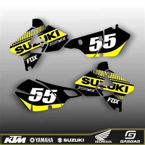 Graphics Decal Kit For Suzuki Drz Sm All Years Drz Sm Ebay