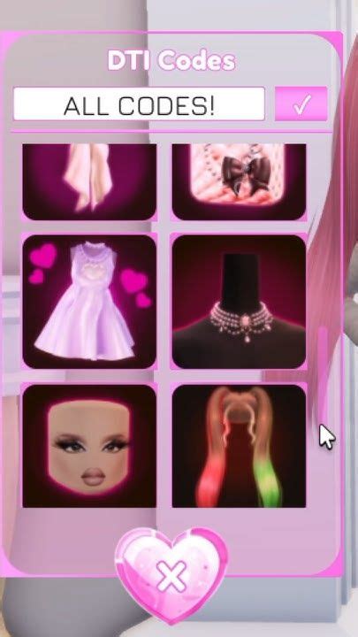 ALL CODES IN DRESS TO IMPRESS UPDATE Dresstoimpress Roblox All