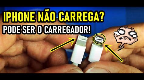 IPHONE NÃO CARREGA PODE SER O CARREGADOR Tente isso primeiro YouTube