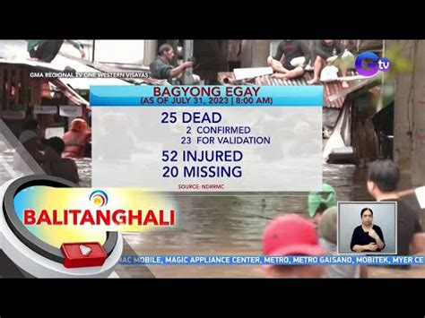 Ndrrmc Na Ang Nasawi Dahil Sa Bagyong Egay State Of Calamity