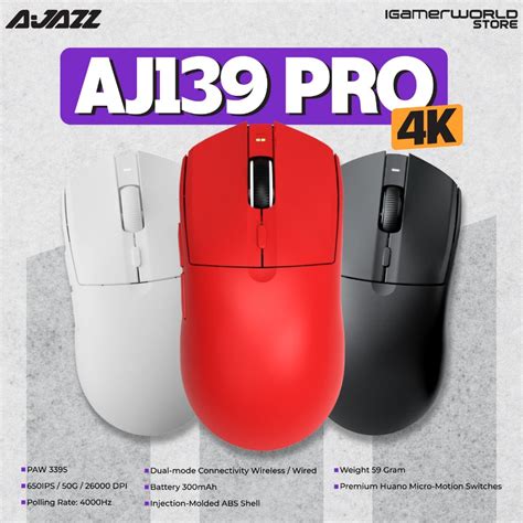 Jual Ajazz Aj Pro K Wireless Gaming Mouse Shopee Indonesia