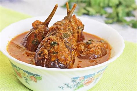 Gutti Vankaya Kura Or Curry Stuffed Brinjal Curry For Biryani Rice