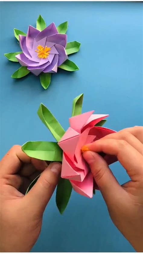 Fun Activities And Flowers Crafts To Try Out This Winter Easy Origami