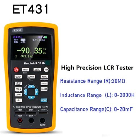 Medidor De LCR De Puente Digital Port Til ET431 Probador Digital