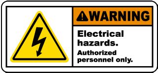 Electrical Hazard Labels, Electrical Hazard Stickers