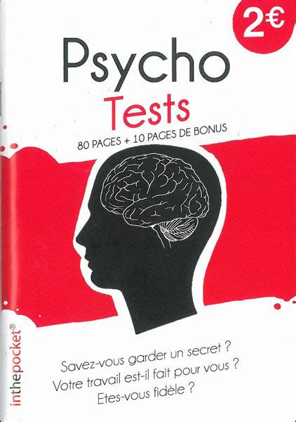 Psycho Tests Broché Collectif Achat Livre Fnac