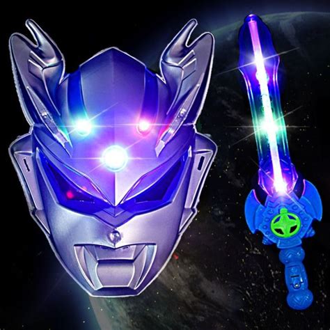 Cartoon Altman Childrens Hair Lightsaber Set Sun Wukong Iron Man Mask