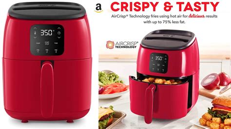 Dash Tasti Crisp™ Digital Air Fryer With Aircrisp® Technology Custom