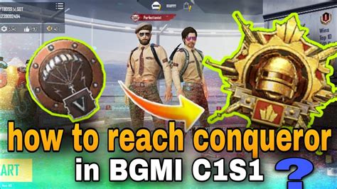 How To Reach Conqueror Bgmi Conqueror Tips How To Push Conqueror