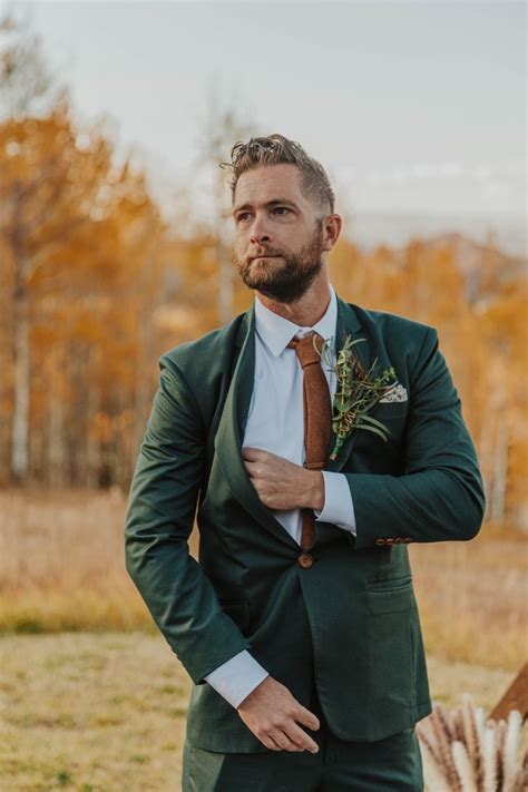 Fall Wedding Suits Green Wedding Suit Dark Green Wedding Wedding